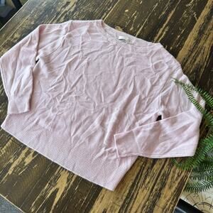 Aritzia - Light Blush Pink 100% Cashmere Sweater – Size Medium